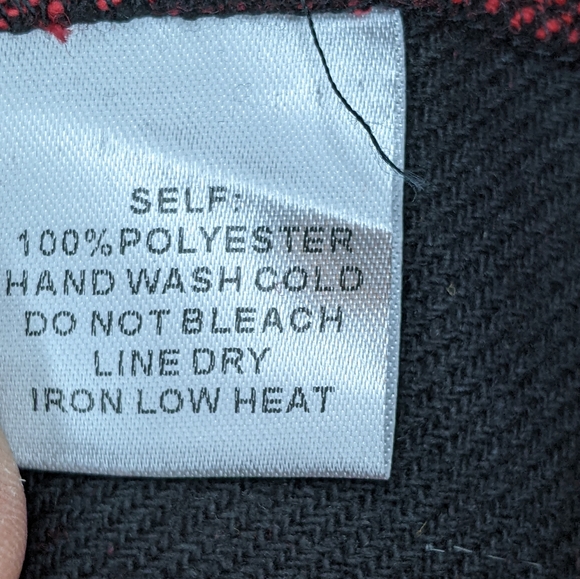 BluIvy Buffalo Plaid Flannel Cardigan Jacket, Medium - Picture 9 of 10